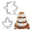 Cake Decorating Supplies Kit, Stainless Steel Maple Leaf Cookie Cutters Mold Mould