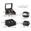 Black carbon fiber PU leather 4+6 automatic mechanical winding shaker motor box watch sales storage box