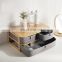 new arrival table Multi-functional bamboo Storage Cosmetic Organizer Cloth Home Sundry personal Organizer