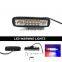 16w flash led warning light 3 different flashing strobe light