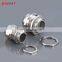 Beisit EMC cable gland W Type Metric M25 - M40 Brass High Temperature Resistant