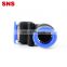 SNS SPV Series wholesale one touch quick connect L type 90 degree plastic air hose tube connector union elbow pneumatic fitting