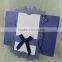 Royal Lining For White Elegant Laser Cut Wedding Invitations