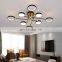 Modern Style LED Black Branched LED Chandelier Aluminium Surface Mounted LED Ceiling Lighting