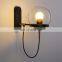 Loft LED Wall Light Indoor Decoration Bedroom E27 110-220V Modern Home Gold Wall Lighting