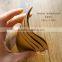 High Quality Fashion Genuine Water Ripple Leather Branded Credit Card Holder Pocket Wallet for Women And Men