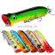 Wholesale Top Water Fishing Lure 8cm 12g 10Colors Hard Bait Artificial Bassbait Fishing Lure With 2 Hooks