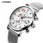 SINOBI S9765G Montre Homme Logo Brand Luxury Watch Fashion Stainless steel Quartz mens watch Montre