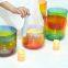 Rainbow Clear Crystal Quartz Crucible Transparent Singing Bowls healing