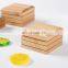 Wooden Natural Bamboo Soap box Dish Tray Soap Plate Box Container Soap Storage Box