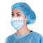 In Stock Non-Woven Elastic Earloop Pleated 3 Ply Disposable Face Mask