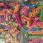 Fancy 4cm, 7cm Fruit Flavour Chewing Gum Tatoo Chicle Tatoo Bubble Gum in Bags, Jars