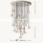 Modern Crystal Molecular Pendants Chandelier Ceiling Lighting Fixture For Living Dining Room Bedroom Kitchen Island Foyer Lobby