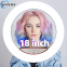 selfie phone with tripod stand cheapest portable makeup portable live stream fashion circle 18 inch led ring fill light ring 18