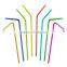 Colorful plastic drinking straw for party straight flexible pp straw