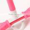 Plastic candy color rotating clothes rack with slippers