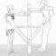 Double Parallel Bars & outdoor gym equipment & guangzhou fitness equipment