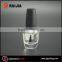 Free Samples! Empty 13ml clear custom made glass nail polish bottles with brsuh and screw cap