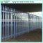 hot dipped galvanized steel palisade fence/fencing shanghai