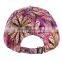 New Design Sport Cap With Multi Colored Flower