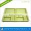 Dongguan customized luxury flocking colorful cosmetic tray