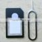 Micro SIM card to standard SIM card adapter with double side tape