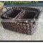 100% pure manual straw stock basket