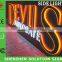Fabricated outdoor advertising acrylic led light letter sign