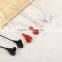 Stereo bluetooth earphones sports with flat cable and different color to choose