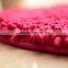 Red Heart microfiber chenille Soft Fluffy Rug/Bathroom Bedroom Carpet Mat