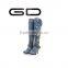 Special jean upper material rhinestone decoration over the knee boots women