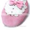 New toddler shoes, pink bowtie infant shoes ,2016 fashion baby moccasins shoes
