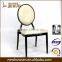 Hot sale fashionable stackable round back metal cheap banquet chairs for restaurant