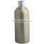 Refillable color printing cosmetic 500ml aluminum shampoo bottle with screw cap                        
                                                Quality Choice