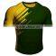 Custom sublimated rugby jersey stripe design polyester spandex fabric