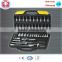 46PCS 1/4'' socket set hand wrench tool set(KS-2046BP) CARBON STEEL