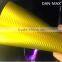 New Smart gold Chrome 3D carbon fiber paint protective car wrap