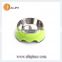 plastic pet feeder with stainless steel bowl
