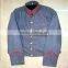 ACW Grey Shell Jacket With Red Piping on collar and cuffs