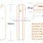 A quality ABS fireproof shell 18650 7800mAh battery power bank for iphone and smart phone