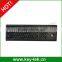 Black backlit weatherproof industrial marine keyboard with full functionality