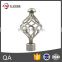 customized decorative curtain finial with curtain rod and finials
