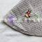 hanging embroidery cotton round hand towels