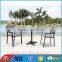 PS wood aluminum chair