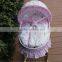 hand made cradle baby moses basket / moses basket set /maize basket/ bassinet,/ corn basket /with rocking stand BB009
