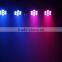 Sound Active and Color Changing 4 Par System 10W RGB LED Par Light