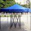 Steel frame tent in blue