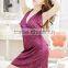 2016 Big Size Underwear Purple Neck Strap Type Lingerie Lace Sexy Pajamas