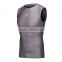 New Men's Skin Compression Sleeveless Shirts Gym Workout Golf Training Running Fitness Tights Sports Tank Top Golds Men T Shirt