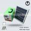 DC energy portable emergency controller 10w solar light for house use with mobile charger with battery